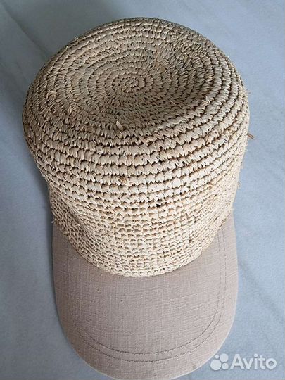 Бизболка мужская новая соломенная