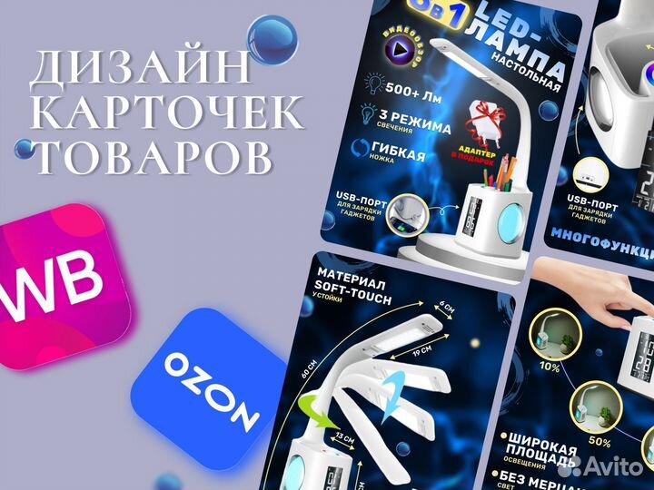 Инфографика для маркетплейсов wildberries ozon