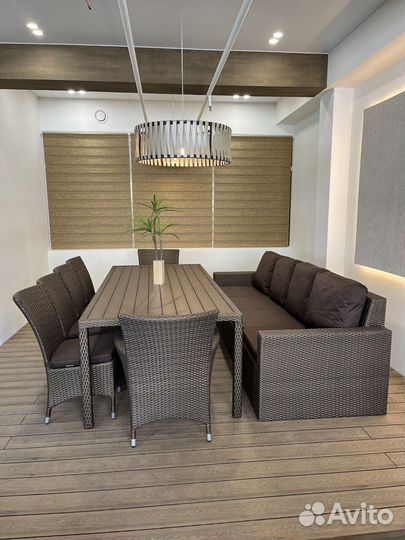 Плетеная садовая мебель из ротанга