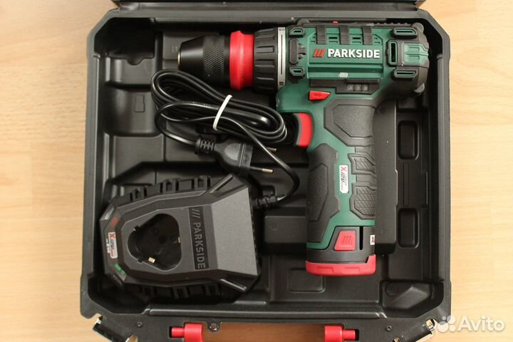 Аккумуляторная шуруповерт parkside pbsa 12 E4