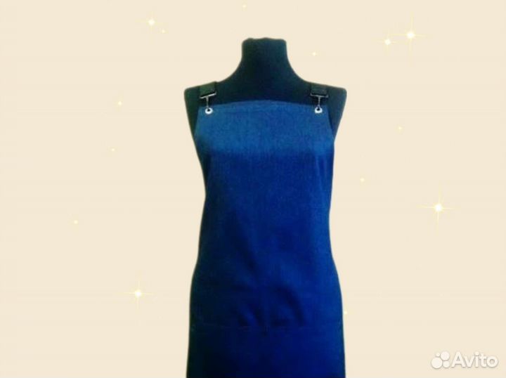 Фартук джинсовый