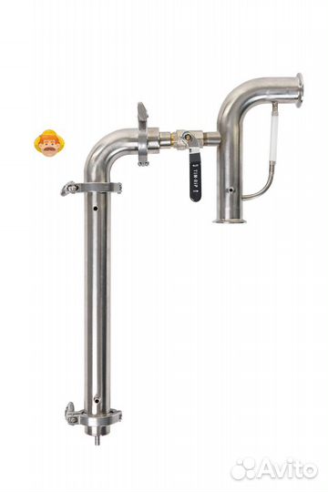 Узел отбора по пару с доохладителем