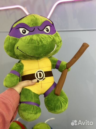 Черепашка-ниндзя мягкая игрушка