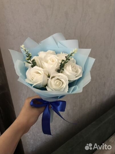 Букет цветов из мыла