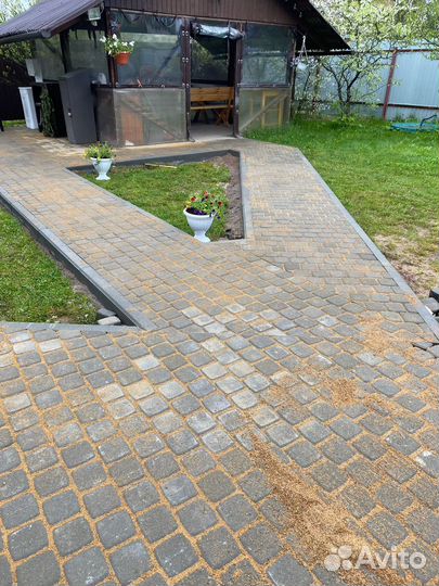 Укладка тротуарной плитки, брусчатки. под ключ