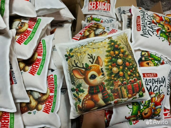 Ароматные новогодние подушки Оптом