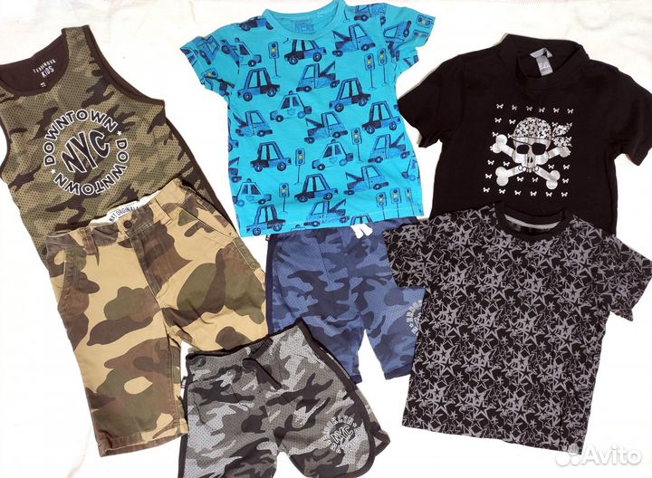 Пакет брендовой одежды Next, HM (камуфляж)