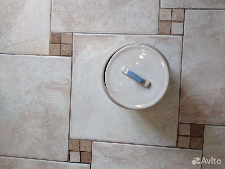 Керамический бочонок с крышкой