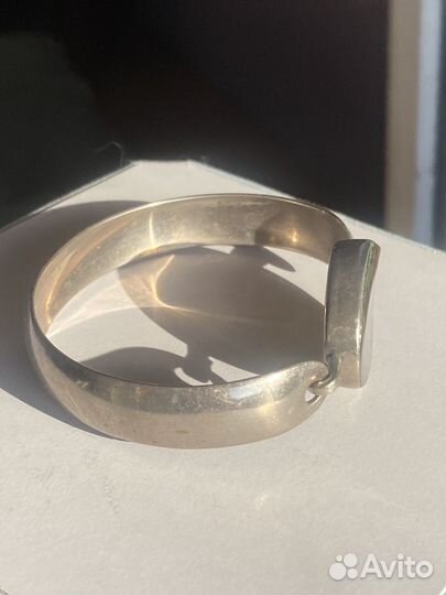 Браслет мельхиор с перламутром Винтаж СССР