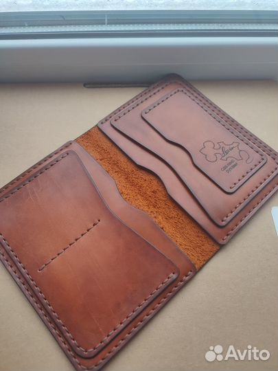 Обложка для документов из натуральной кожи