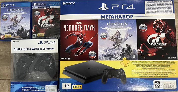 Sony PS4 Slim Black 1 Tb