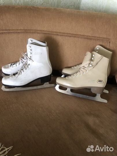 Коньки женские раз39-40 отличное состояние