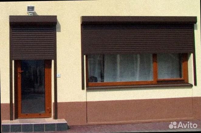 Рольставни на двери