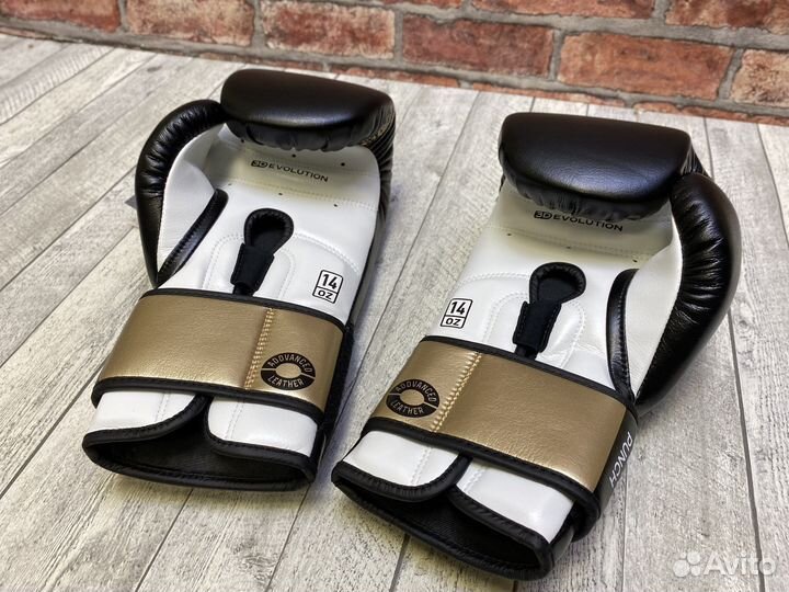 Боксерские перчатки addvance Evolution 3D Bl/Wh/Gd