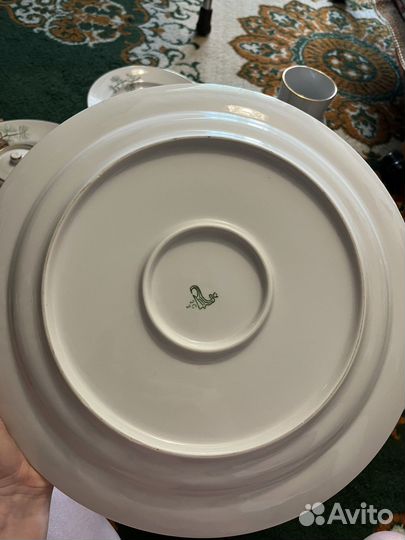 Сервиз столовый фарфор СССР «шишки»