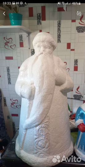 Реставрация Деда Мороза СССР из пенопласта