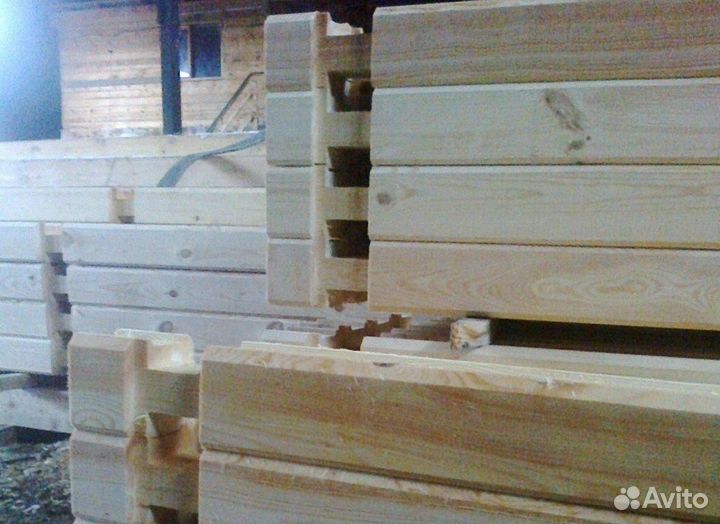 Профилированный брус 150, 200 от производителя