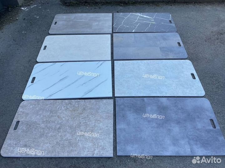 Пвх плитка мрамор, бетон, камень