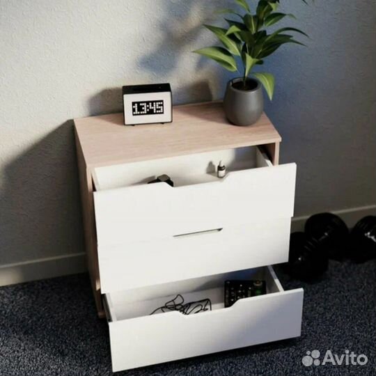 Комод Скандинавия, новый, 3 ящика