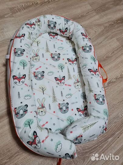 Кокон гнездышко Loombee с пледом