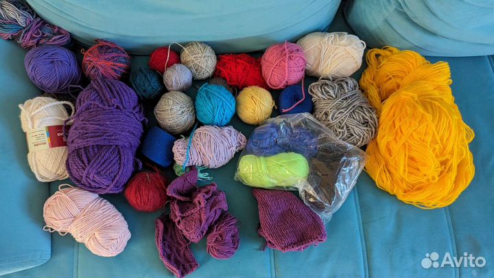 Пряжа полушерсть 2кг пакетом