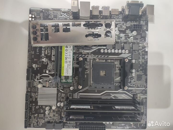 Связка asus 320-M 16 гб 128 SSDm2