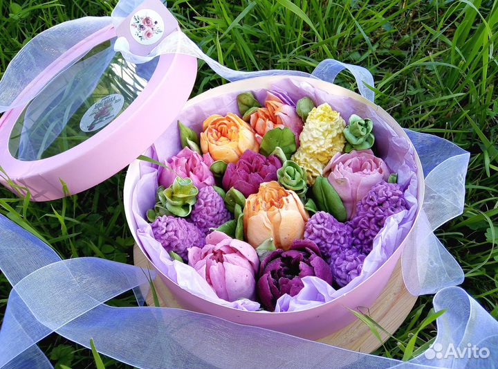 Изготовление зефирных цветов, букетов