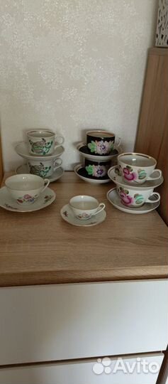 Чайная пара фарфор СССР