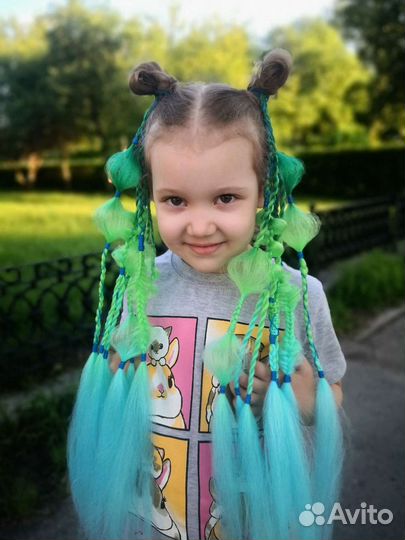 Афрорезинки, резинки с канекалоном