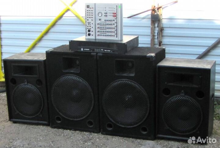 Колонки FA 2000W 4шт Pro D12-15