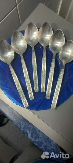 Мельхиоровые, посеребреные ложки, СССР