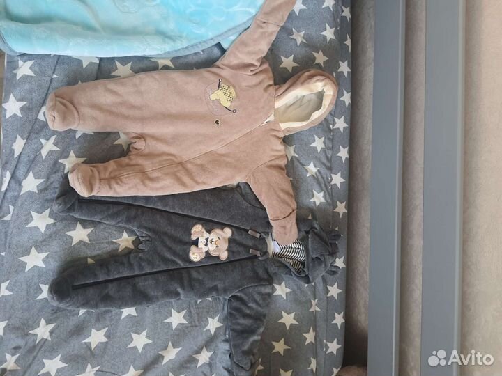Комбинезон теплый 62р, 2 шт