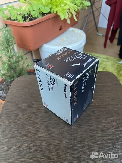 Объектив Panasonic Lumix G 25mm f/1.7 плюс ND