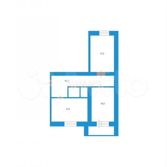 2-к. квартира, 74,2 м², 13/14 эт.