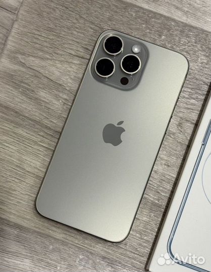 iPhone 15 Pro Max, Natural, 256GB (100 аккум, Sim)