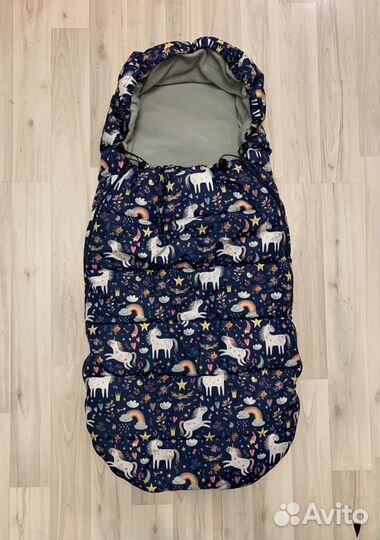 Зимний конверт в прогулочную коляску