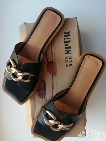 Босоножки шлепки, сабо р. 39