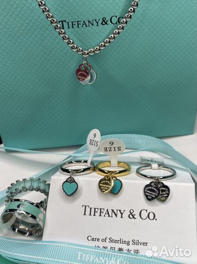 Кольца с сердцами