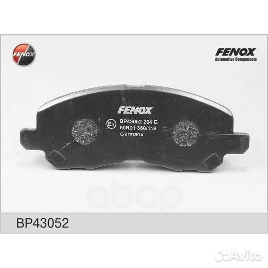 Колодки дисковые Fenox BP43052