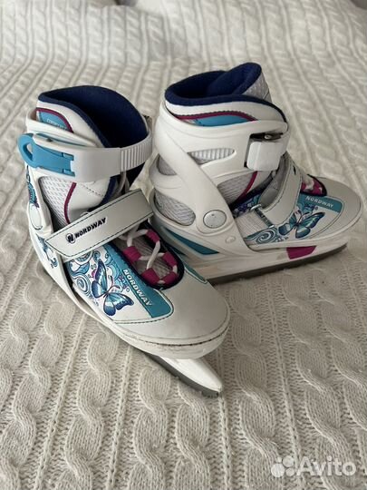 Коньки детские раздвижные 26-30 размер