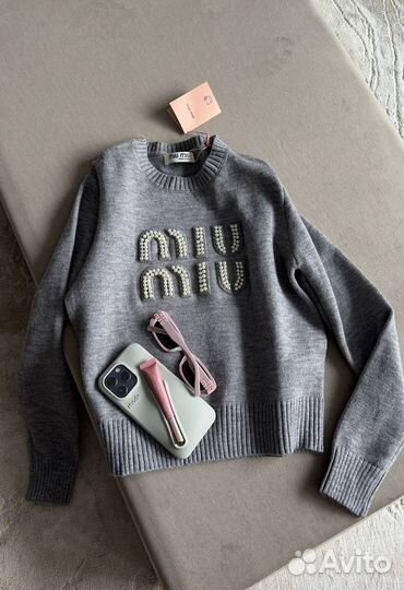 Модный свитер Miu Miu новинка