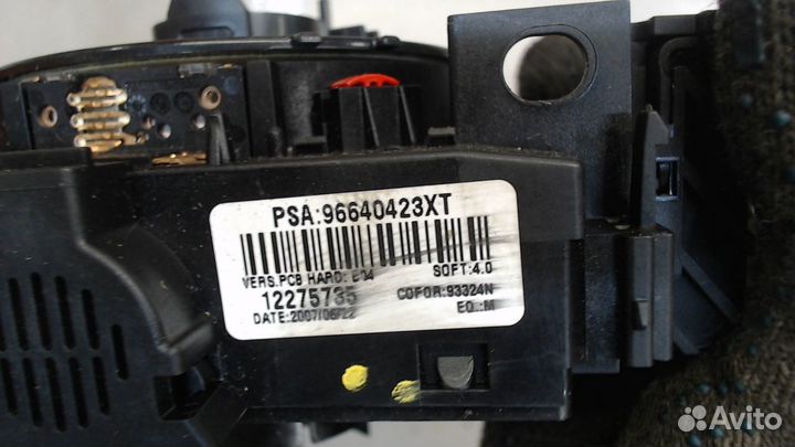 Переключатель поворотов и дворников Citroen C3, 2008