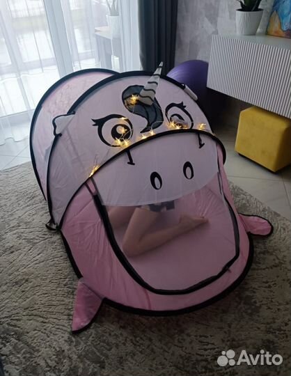 Игровая палатка домик в трёх вариантах