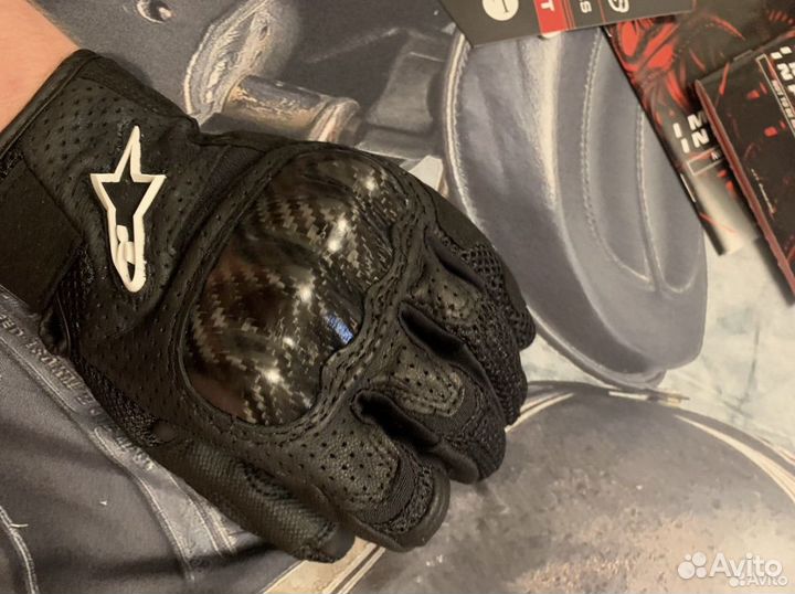 Мотоперчатки alpinestars smx-1, размер L