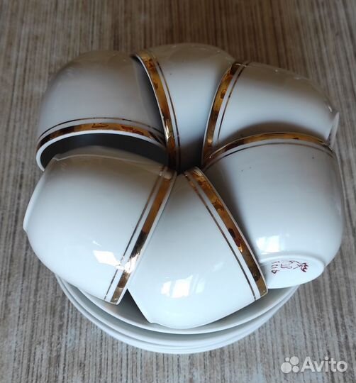 Кофейный и чайный набор Вербилки СССР