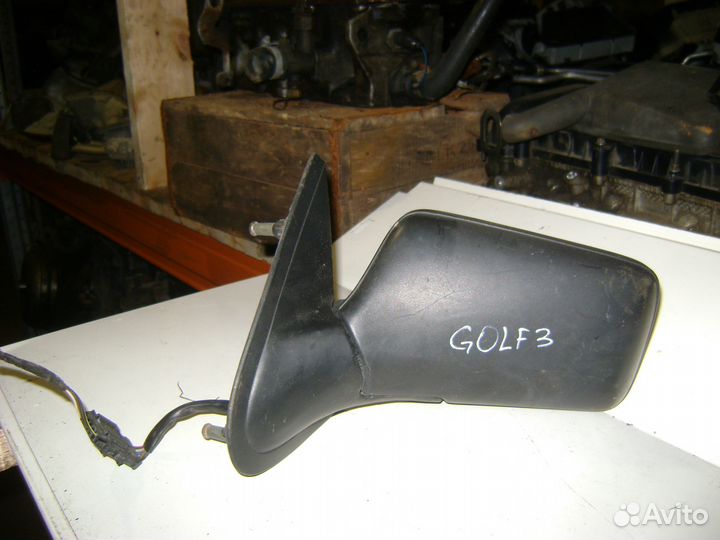 Зеркало левое Volkswagen Golf 3 Гольф 3 электро