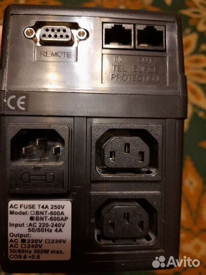 Ибп Powercom bnt-600ap