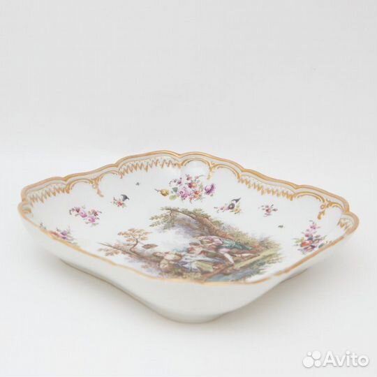 Сухарница с ручной росписью