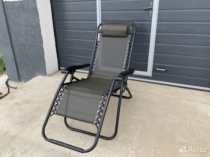 Кресло шезлонг складное