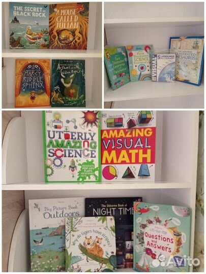 Разнообразные книги на английском языке